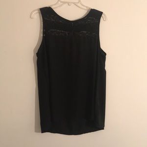 black tank blouse